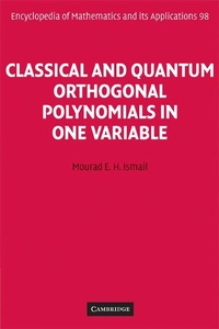 Abbildung von: Classical and Quantum Orthogonal Polynomials in One Variable - Cambridge University Press