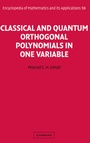 Cover: Classical and Quantum Orthogonal Polynomials in One Variable - Cambridge University Press