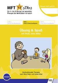 Abbildung von: MFT 4-8 Stars - Für 4- bis 8-Jährige mit spezieller Therapie der Artikulation von s/sch - Übung und Spaß mit Muki, dem Affen - Schulz-Kirchner