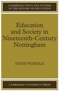 Cover: Education and Society in Nineteenth-Century Nottingham - Cambridge University Press