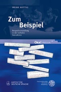 Cover: Zum Beispiel - Universit&auml;tsverlag Winter