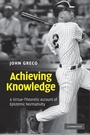 Cover: Achieving Knowledge - Cambridge University Press