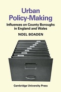 Cover: Urban Policy-Making - Cambridge University Press