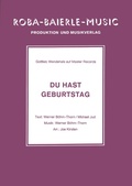 Cover: Du hast Geburtstag - ROBA Music