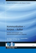 Cover: Kommunikation - Korpus - Kultur - WVT Wissenschaftlicher Verlag Trier