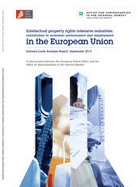 Abbildung von: IPR-intensive industries: contribution to economic performance and employment in the European Union - Europäisches Patentamt