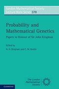 Cover: Probability and Mathematical Genetics - Cambridge University Press