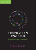 Cover: Australian English Pronunciation and Transcription - Cambridge University Press