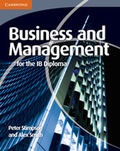 Cover: Business and Management for the IB Diploma - Cambridge University Press