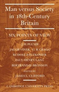 Cover: Man Versus Society in Eighteenth-Century Britain - Cambridge University Press
