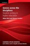 Cover: Genres across the Disciplines - Cambridge University Press