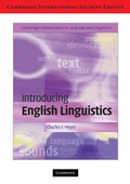 Cover: Introducing English Linguistics International Student Edition - Cambridge University Press