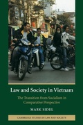 Cover: Law and Society in Vietnam - Cambridge University Press