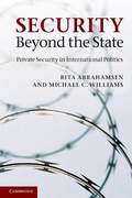 Cover: Security Beyond the State - Cambridge University Press