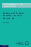 Cover: Forcing with Random Variables and Proof Complexity - Cambridge University Press