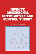 Cover: Infinite Dimensional Optimization and Control Theory - Cambridge University Press