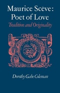 Cover: Maurice Sceve Poet of Love - Cambridge University Press