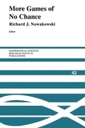 Cover: More Games of No Chance - Cambridge University Press