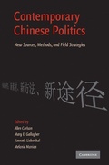 Cover: Contemporary Chinese Politics - Cambridge University Press