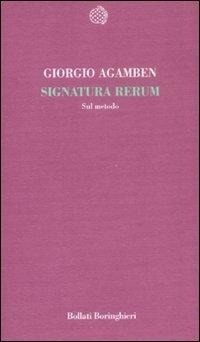Abbildung von: Signatura rerum. Sul metodo - Temi;Bollati Boringhieri