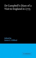 Cover: Dr Campbell's Diary of a Visit to England in 1775 - Cambridge University Press