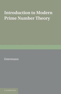 Abbildung von: Introduction to Modern Prime Number Theory - Cambridge University Press