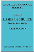 Cover: Else Lasker-Schueler - Cambridge University Press