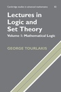 Cover: Lectures in Logic and Set Theory: Volume 1, Mathematical Logic - Cambridge University Press