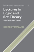 Cover: Lectures in Logic and Set Theory: Volume 2, Set Theory - Cambridge University Press