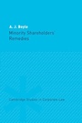 Cover: Minority Shareholders' Remedies - Cambridge University Press