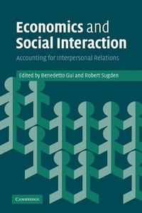 Enlarge image Cover: Economics and Social Interaction - Cambridge University Press