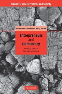 Enlarge image Cover: Entrepreneurs and Democracy - Cambridge University Press
