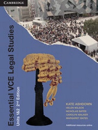 Enlarge image Cover: Essential VCE Legal Studies Units 1 and 2 Pack - Cambridge University Press