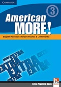 Cover: American More! Level 3 Extra Practice Book - Cambridge University Press