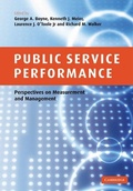 Cover: Public Service Performance - Cambridge University Press