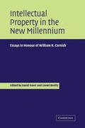 Cover: Intellectual Property in the New Millennium - Cambridge University Press