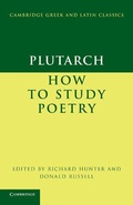 Cover: Plutarch: How to Study Poetry (De audiendis poetis) - Cambridge University Press