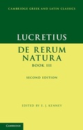 Cover: Lucretius: De Rerum NaturaBook III - Cambridge University Press