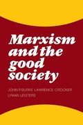 Cover: Marxism and the Good Society - Cambridge University Press
