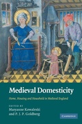 Cover: Medieval Domesticity - Cambridge University Press