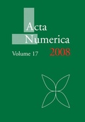 Cover: Acta Numerica 2008: Volume 17 - Cambridge University Press