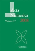 Cover: Acta Numerica 2008: Volume 17 - Cambridge University Press