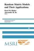 Cover: Random Matrix Models and their Applications - Cambridge University Press