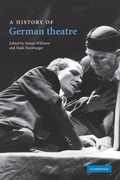 Cover: A History of German Theatre - Cambridge University Press