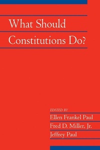 Enlarge image Cover: What Should Constitutions Do? - Cambridge University Press