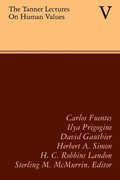 Cover: The Tanner Lectures on Human Values - Cambridge University Press