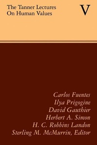 Enlarge image Cover: The Tanner Lectures on Human Values - Cambridge University Press