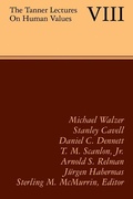 Cover: The Tanner Lectures on Human Values - Cambridge University Press