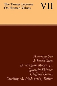 Enlarge image Cover: The Tanner Lectures on Human Values - Cambridge University Press