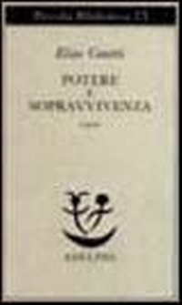 Abbildung von: Potere e sopravvivenza. Saggi - Piccola biblioteca Adelphi;Adelphi